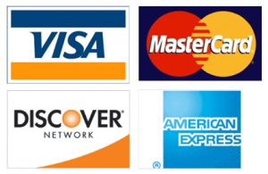 Major Credit Cards Accepted